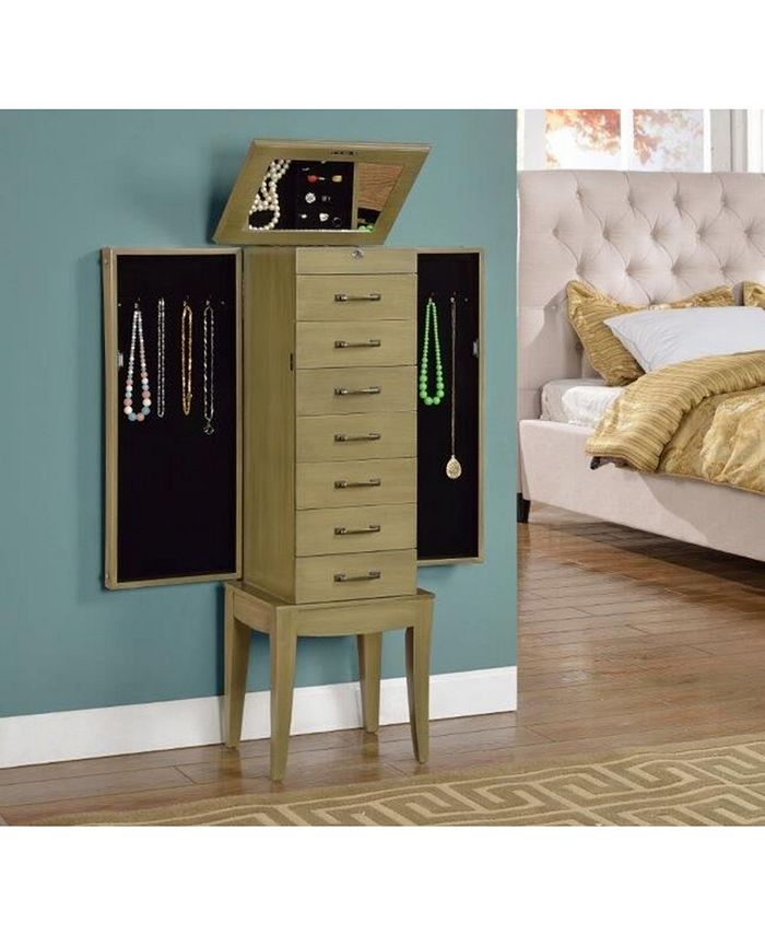 Nathan Direct 7 Drawer Jewelry Armoire Macy's