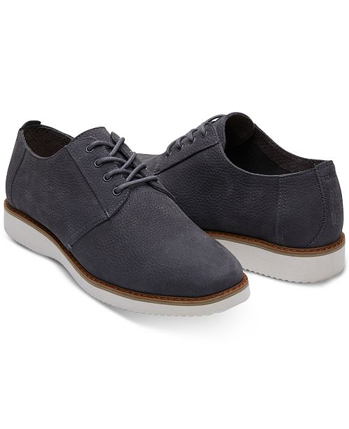 Toms Men S Preston Nubuck Lace Up Shoes Reviews All Men S