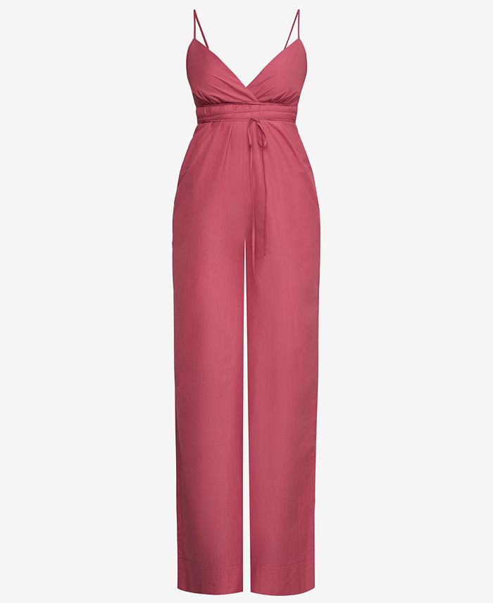 Bcbg faux wrap jumpsuit deals