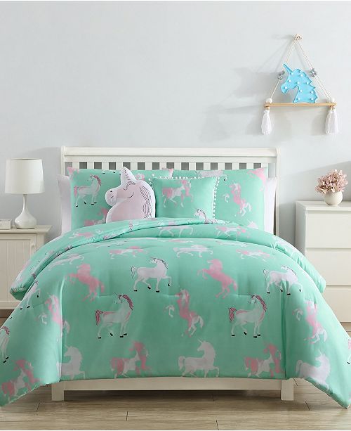 Vcny Home Unicorn 5 Piece Comforter Set Full Reviews