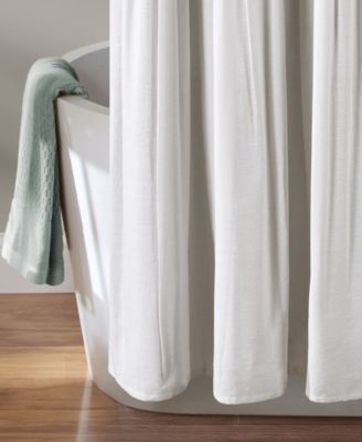 Linen Button Shower Curtain, 72" x 72"