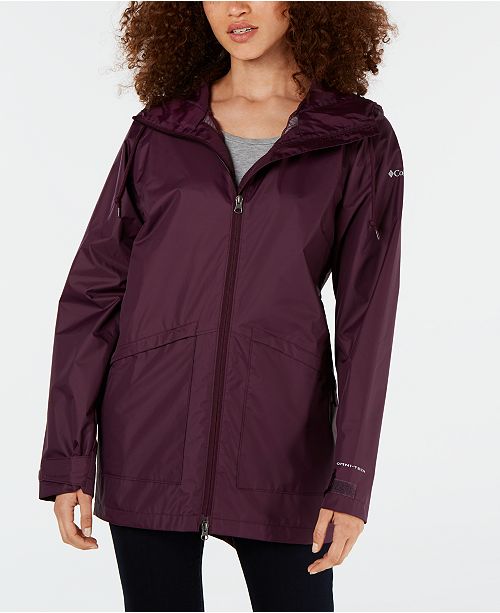 Columbia Women S Arcadia Omni Tech Water Repellent Hooded Jacket