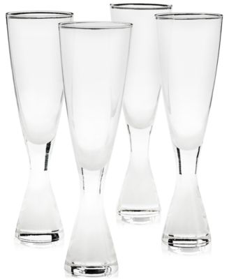 Hotel Collection - Plateau Champagne Glasses, Set of 4