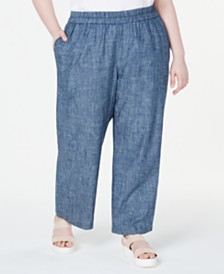 Straight Women's Plus Size Pants - Macy's