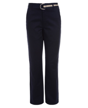 Nautica Little Boys Belted Twill Pants