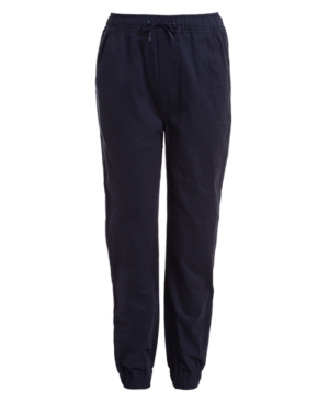 Nautica Little Boys Evan Tapered-Fit Stretch Joggers with Reinforced Knees