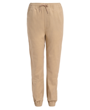 image of Nautica Big Boys Evan Tapered-Fit Stretch Joggers with Reinforced Knees