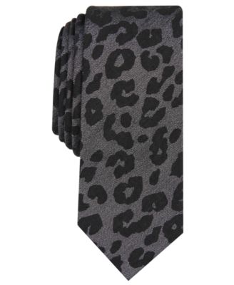INC International Concepts - Men's Skinny Saharan Cheetah Tie