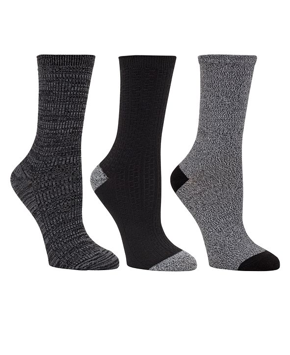 Cuddl Duds Women's 3pk Mid-Weight Crew Cut Socks, Online Only & Reviews ...