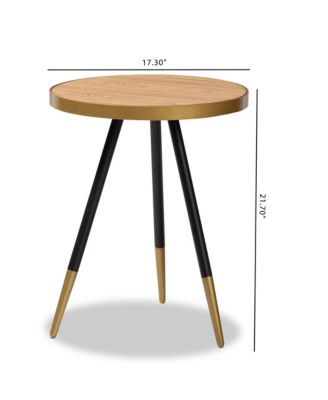 Lauro Wood End Table