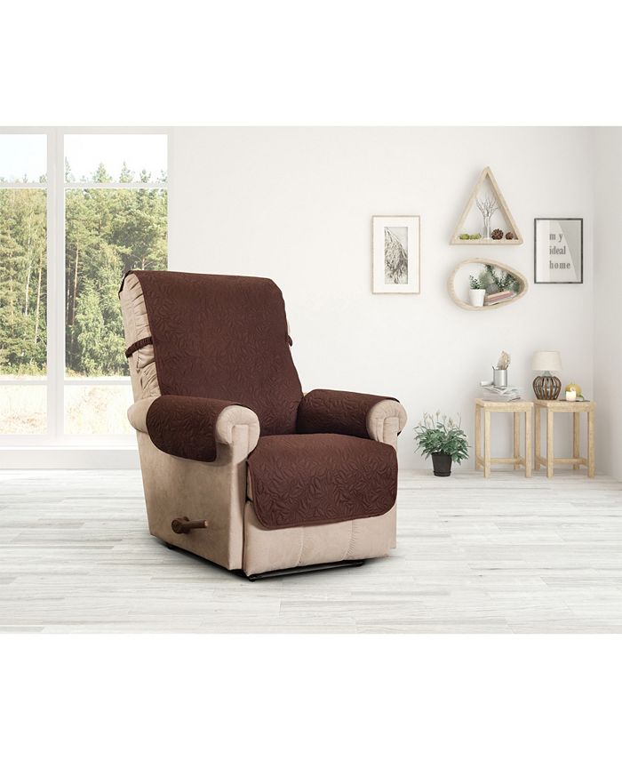 P/Kaufmann Home - Innovative Textile Solutions Belmont Leaf Secure Fit Recliner Furniture Cover Slipcover