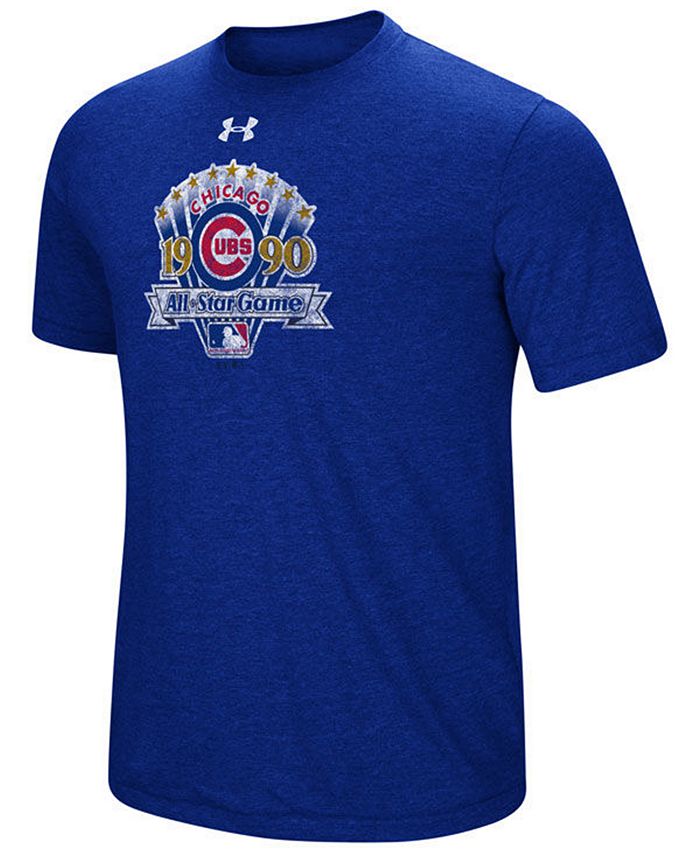 Under Armour Men's Chicago Cubs Signature Event Tri-Blend T-Shirt - Macy's