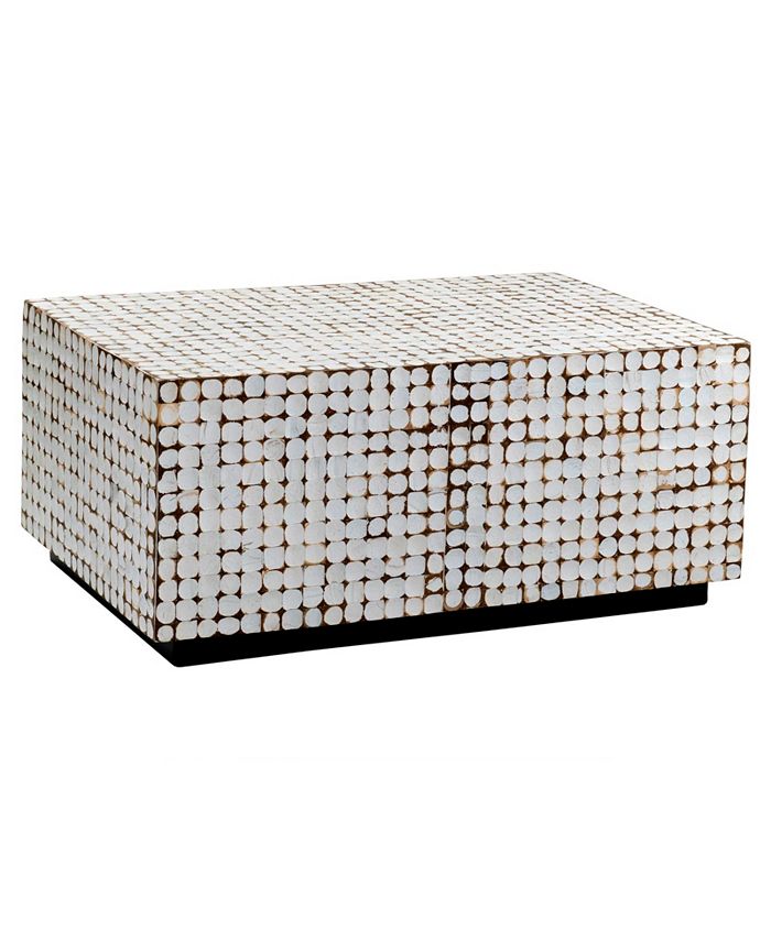 East At Main Dellwood Coconut Shell Inlay Coffee Table Macy's