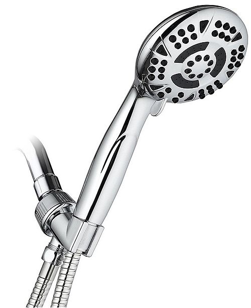 shower head with hose and shut off