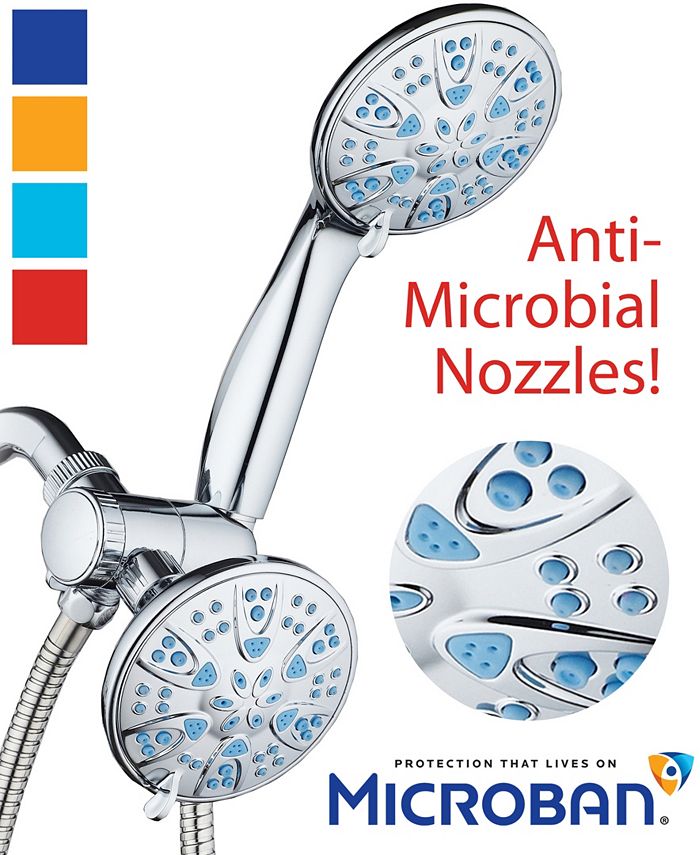 Aquadance Antimicrobial 30setting Shower Combo, Aqua Blue Jets Macy's