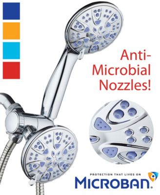 Antimicrobial 30-setting Shower Combo  Sunset Blue Jets