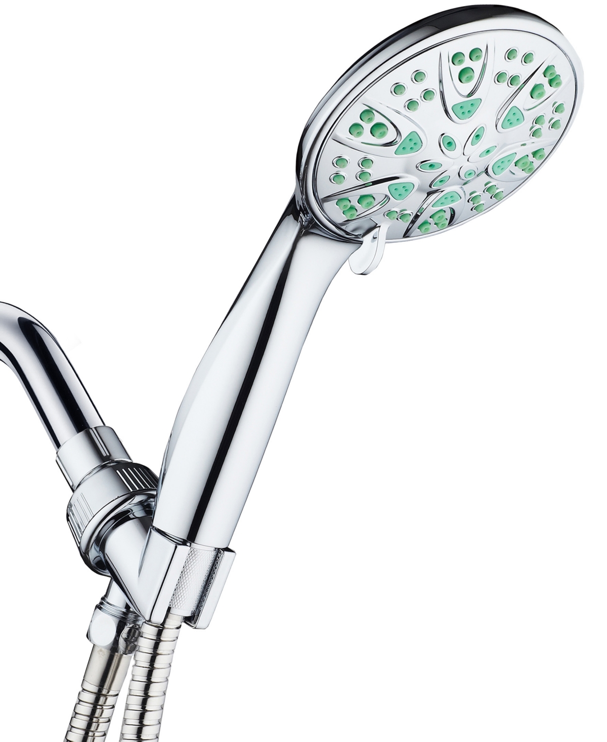 Antimicrobial Hand Shower, Coral Green - Premium Chrome