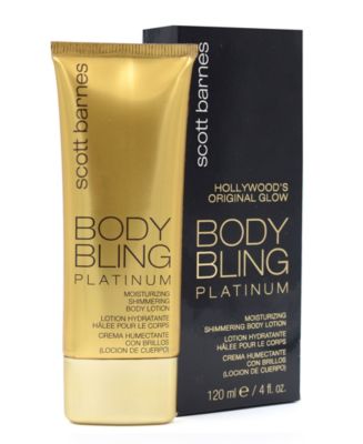Scott Barnes Body Bling Shimmering Lotion Platinum 4 Fl Oz
