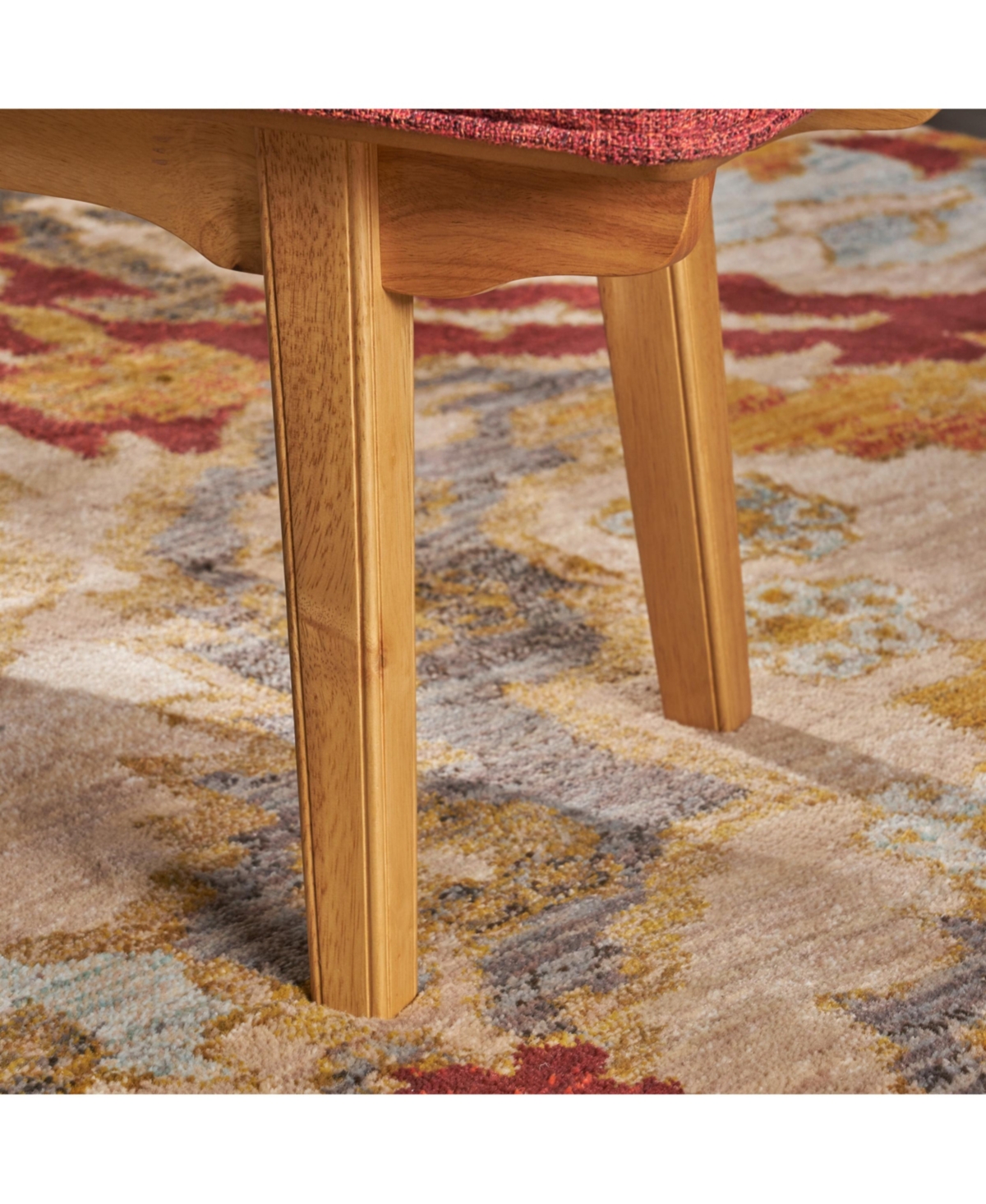 Noble House Reagan Bench In Red