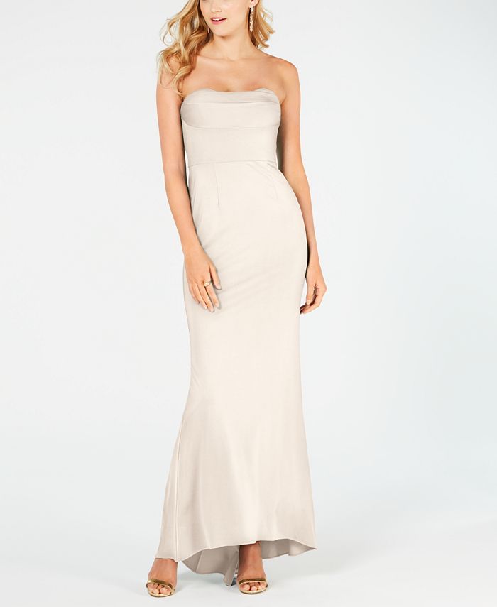 Adrianna Papell Lola Strapless Gown - Macy's