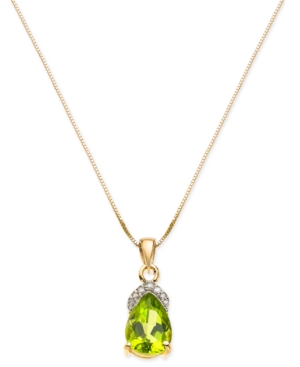 image of Peridot (2 ct. t.w.) & Diamond Accent 18