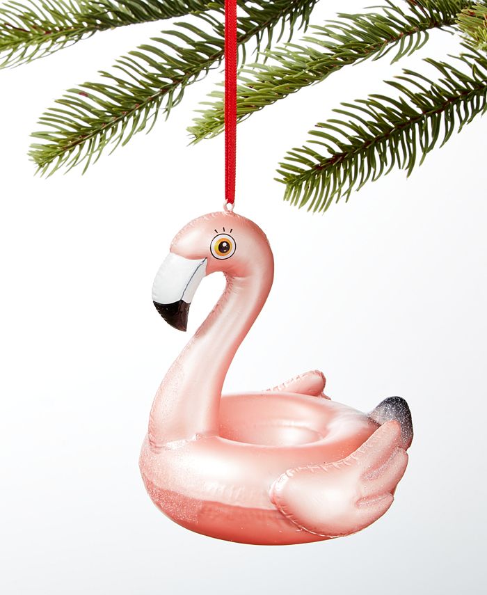 Holiday Lane At the Beach Flamingo Pool Float Ornament, Created for