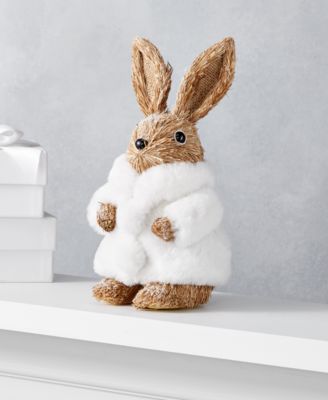 Holiday Lane - Upstate Rabbit with Fur Coat