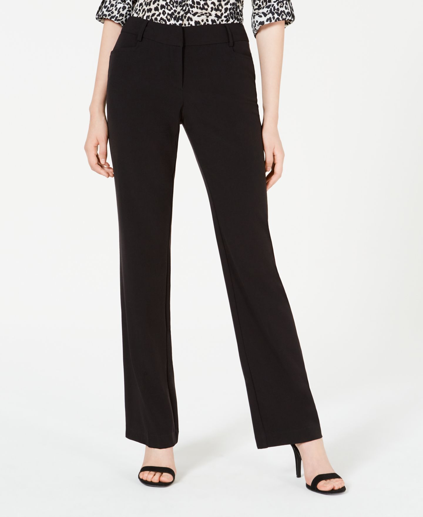 Женские брюки BCX Juniors' Bootcut Trouser, цвет: Чёрный — фото 1
