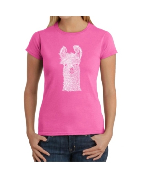 image of Women-s Word Art T-Shirt - Llama