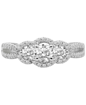 image of Diamond Bridal Set (1-1/8 ct. t.w.) in 14k White Gold
