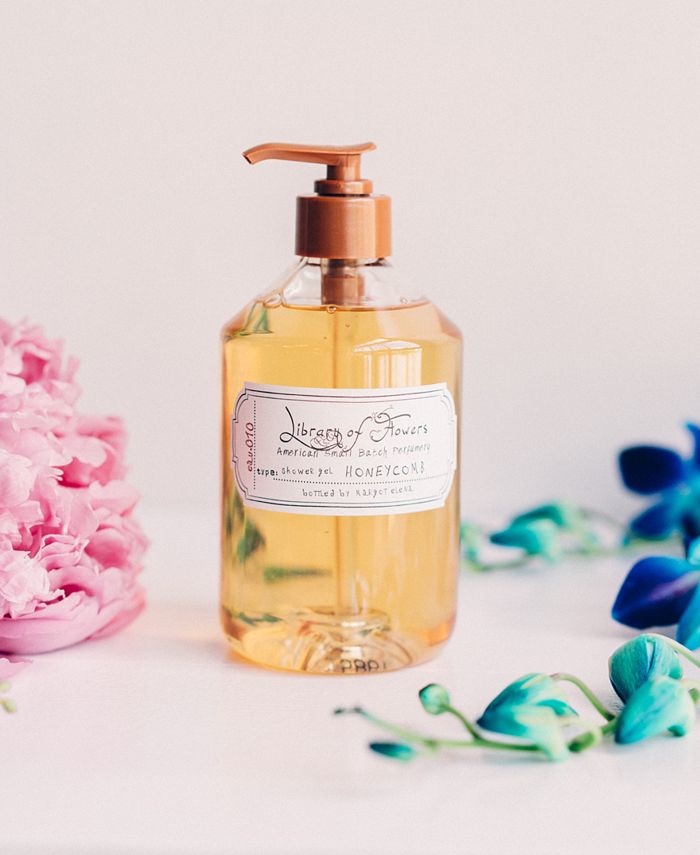 Library of Flowers Shower Gel, 16oz. Macy's