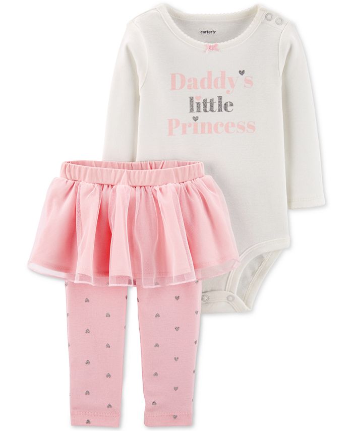 Carter s Baby Girls 2 Pc. Bodysuit Tutu Leggings Set Macy s
