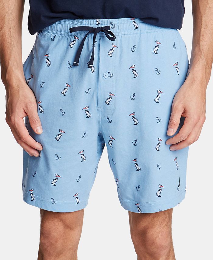 Nautica Men's Cotton Pelican-Print Pajama Shorts - Macy's