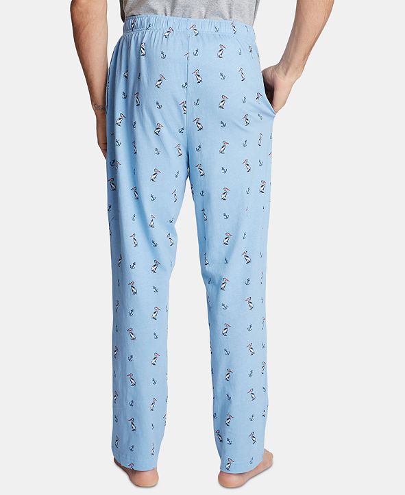 Nautica Men's Cotton Pelican-Print Pajama Pants & Reviews - Pajamas ...