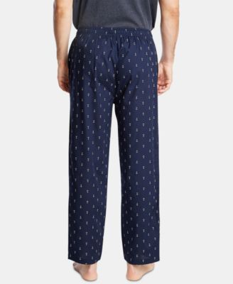 Men's Cotton Anchor-Print Pajama Pants