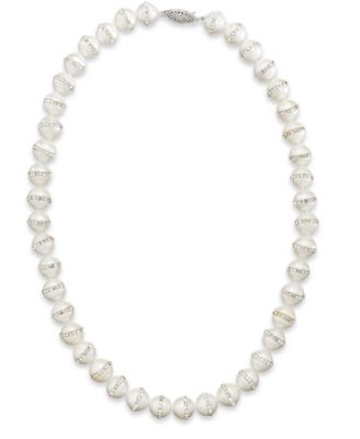 macy's jewelry pearl necklaces