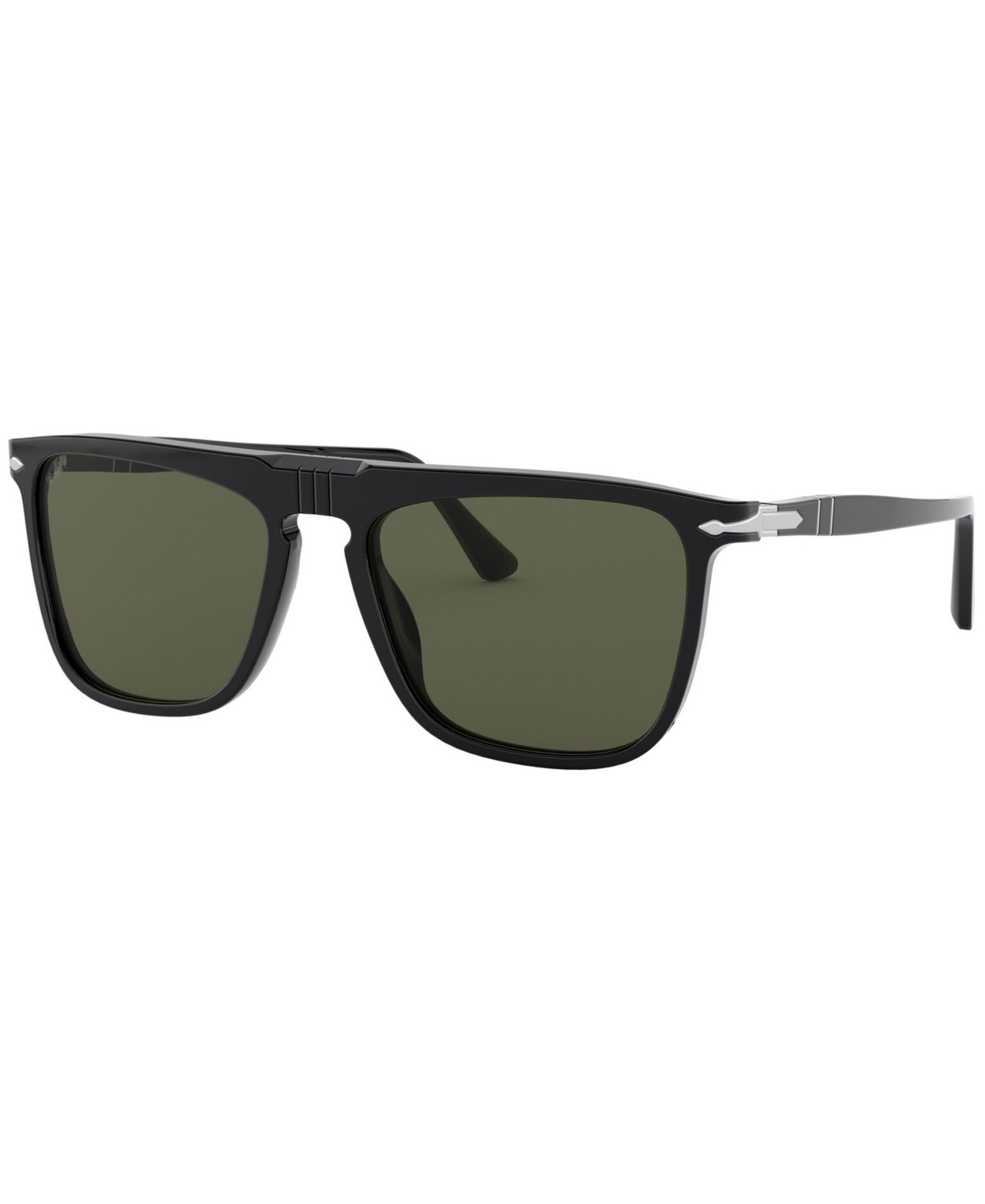 Shop Persol Unisex Polarized Sunglasses, Po3225s In Black,green Polarized