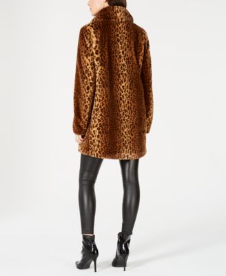 kensie leopard coat