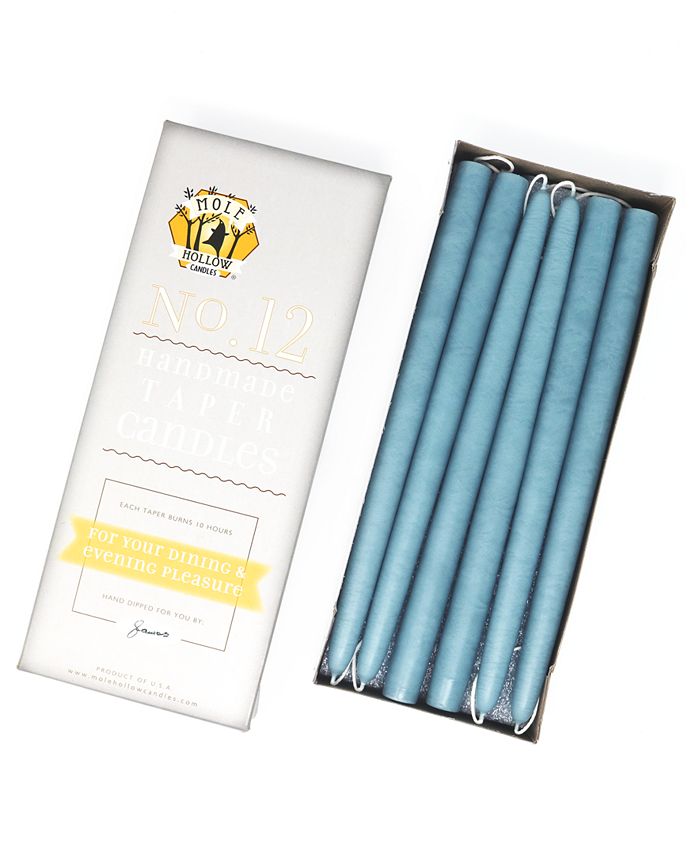 Mole Hollow Candles 12" Taper Candles, Set of 12 Macy's