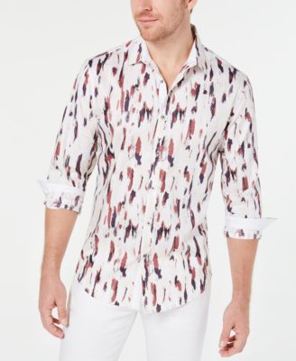 INC International Concepts - Men's Abstract Print Shirt