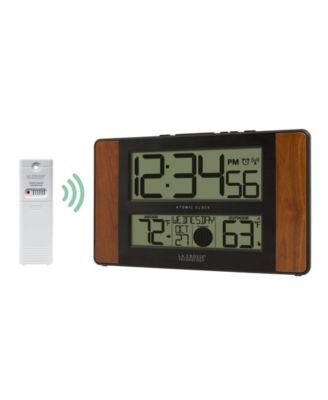Atomic Digital Clock with Temperature and Moon Phase