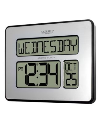 Atomic Full Calendar Digital Clock with Extra Large Digits