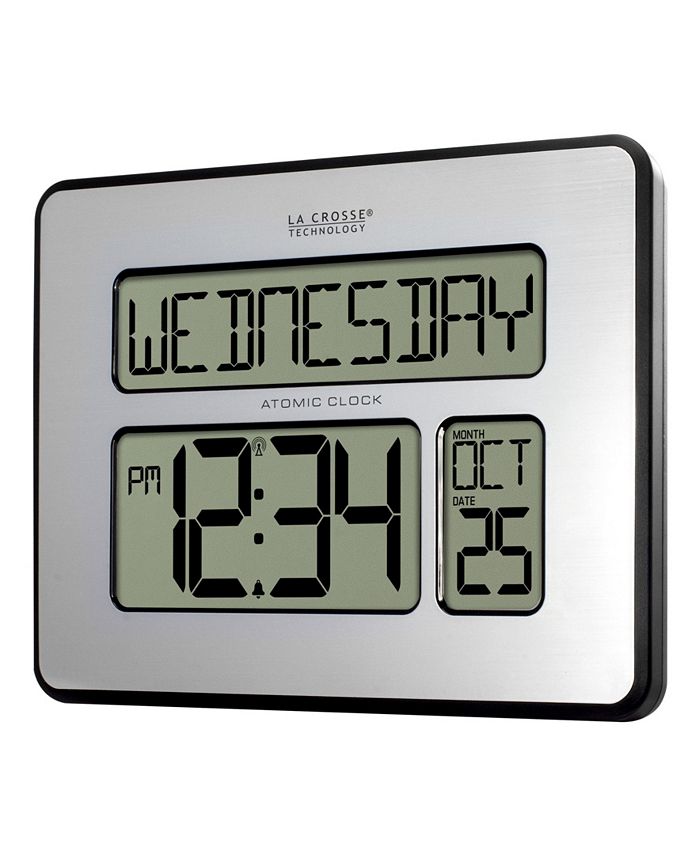 La Crosse Technology Atomic Full Calendar Digital Clock with Extra