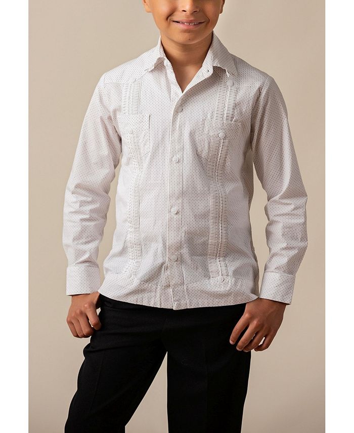 ROSIR Little Boys Guayabera Shirt Macy's