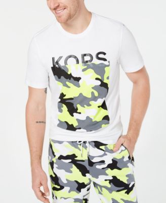 Michael Kors - Men's Camo Block Logo Graphic T-Shirt