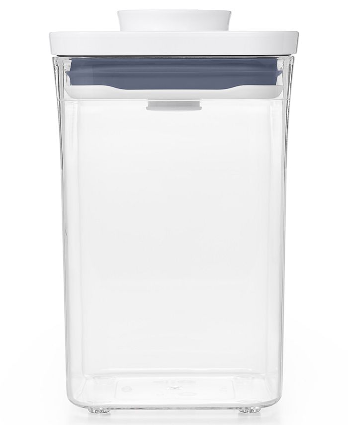 OXO Steel POP Big Square Short 1.1-Qt. Food Storage Container - Macy's