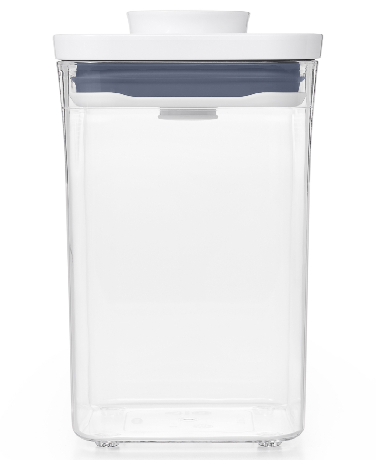 Pop Small Square Short Food Storage Container - Clear