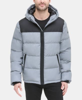 DKNY Pillow-Collar Drawstring Puffer Coat - Macy's