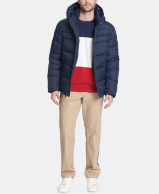 tommy hilfiger puffer jacket macys