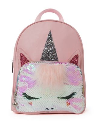 unicorn flip sequin backpack